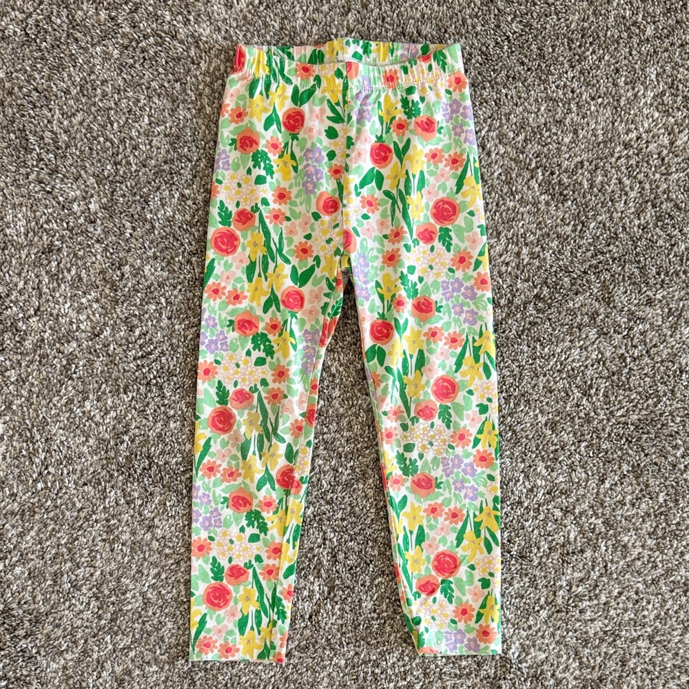 Cat & Jack Multicolor Floral Leggings